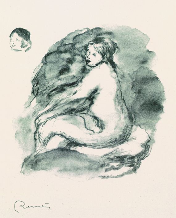 Pierre-Auguste Renoir - Etude de femme nue assise, variante