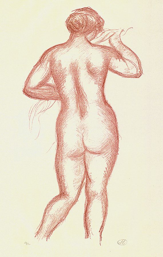 Aristide Maillol - Femme nue de dos