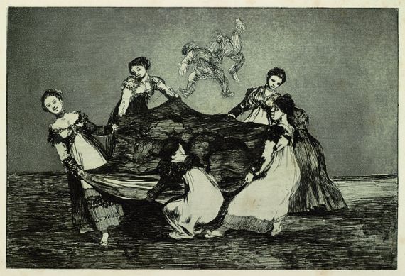Francisco de Goya - Pesa mas que un burro muerto