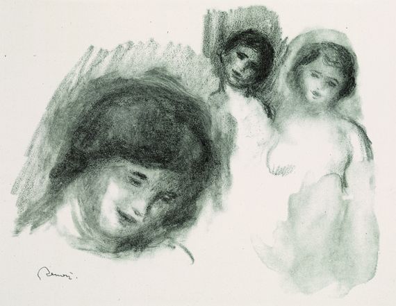 Pierre-Auguste Renoir - La pierre au trois croquis