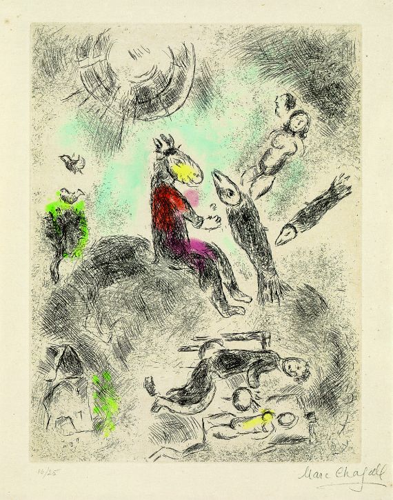 Marc Chagall - Aus: Celui qui dit sans rien dire