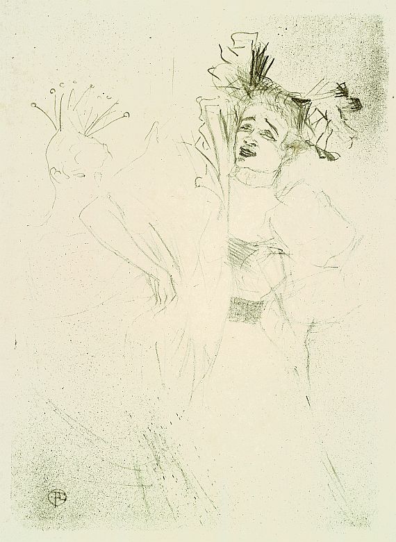 Henri de Toulouse-Lautrec - Lender de face, dans Chilpéric