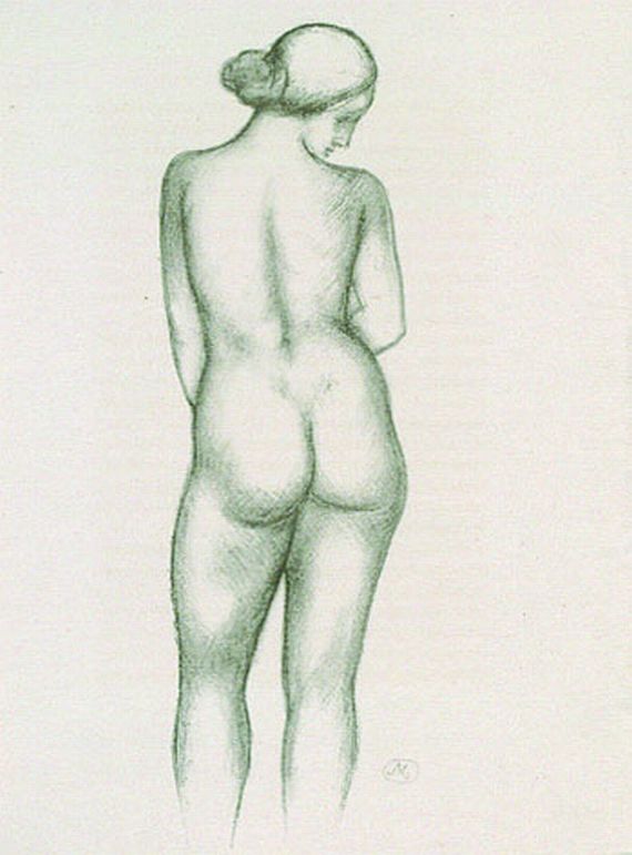 Aristide Maillol - Femme une debout de Dos