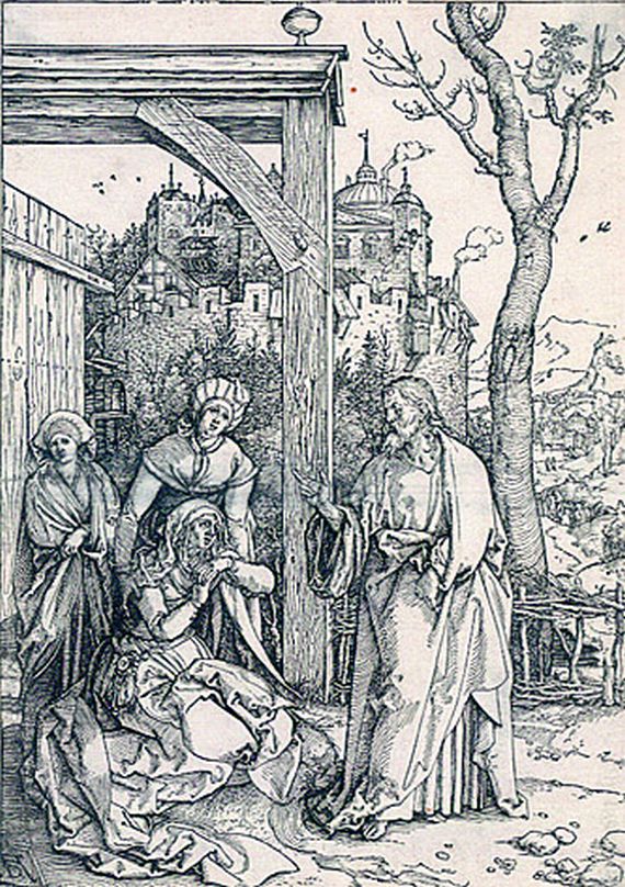 Albrecht Dürer - Christi Abschied von seiner Mutter