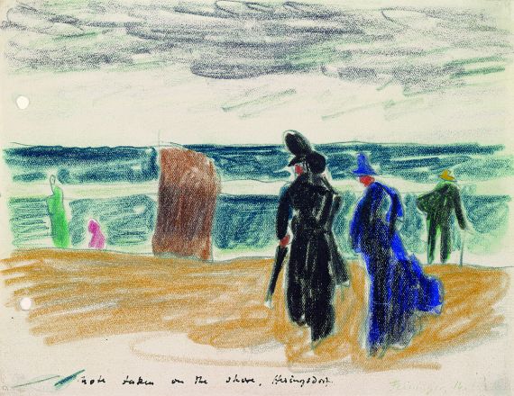 Lyonel Feininger - Am Strand von Heringsdorf