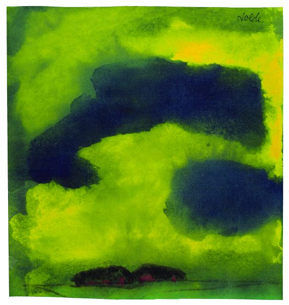 Emil Nolde - Bauernhof unter hohem Wolkenhimmel