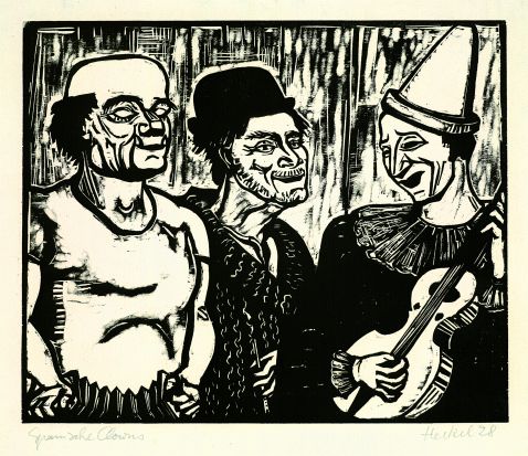 Erich Heckel - Drei Spanische Clowns