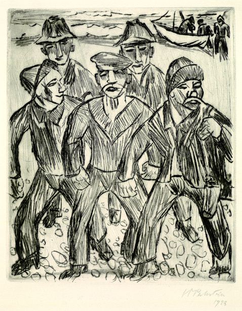 Hermann Max Pechstein - Heimkehrende Fischer I