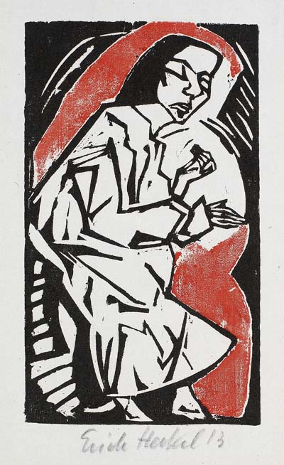 Erich Heckel - Liegende