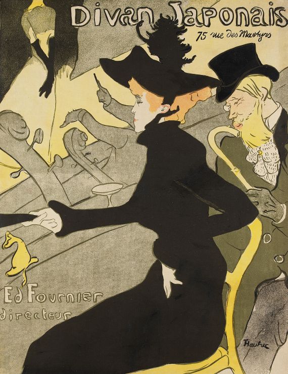 Henri de Toulouse-Lautrec - Divan Japonais