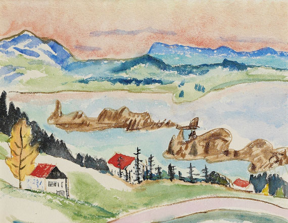 Gabriele Münter - Blick auf den Staffelsee