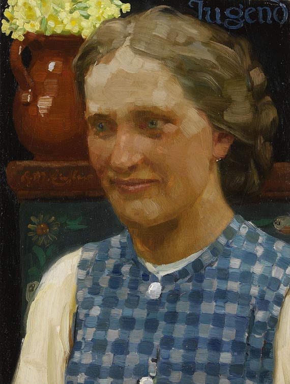 Reinhold Max Eichler - Frauenporträt (Jugend)