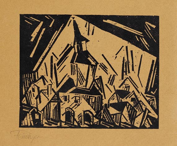 Lyonel Feininger - Rathaus von Zottelstedt, 2