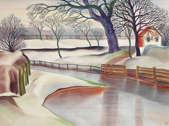 Christian Arnold - Winterlandschaft in Bremen