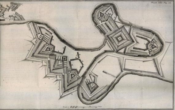 J. A. de Herbort - Nouvelles Methodes pour Fortifier. 1735.