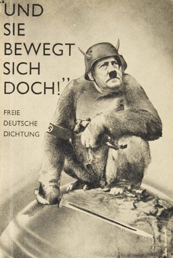 Heartfield, J. - Und sie bewegt sich doch! 1943.