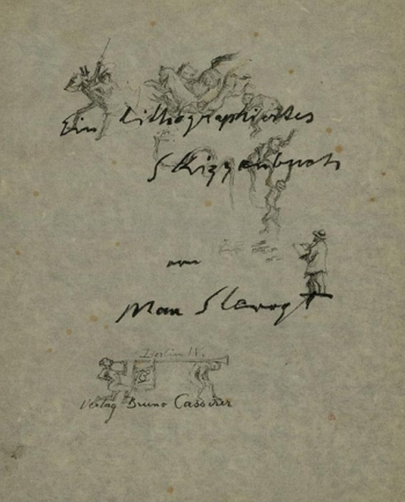 Max Slevogt - Lithographisches Skizzenbuch.