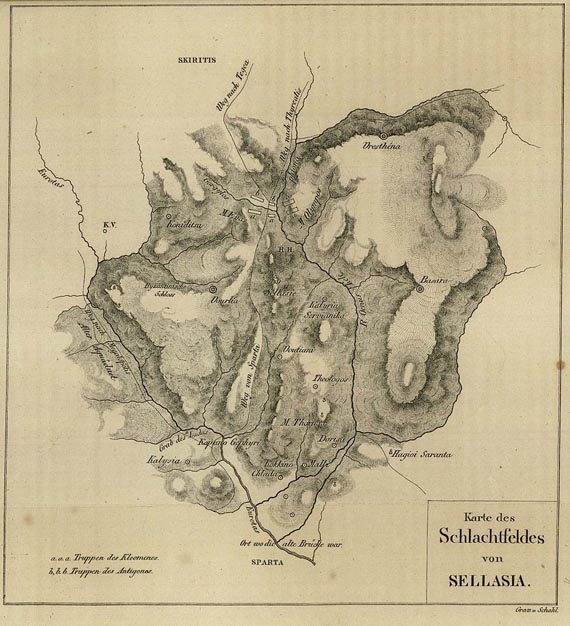  Griechenland - Griechenland, 3 Tle. (Ross, Dohm). 1774