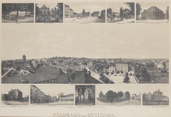  Hamburg - Panorama von Ottensen.