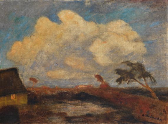 Otto Modersohn - Herbstabend im Moor