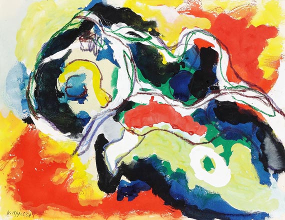 Karel Appel - Springendes Pferd