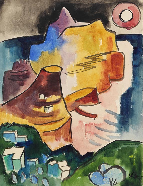 Karl Schmidt-Rottluff - Felseninsel (Capri)