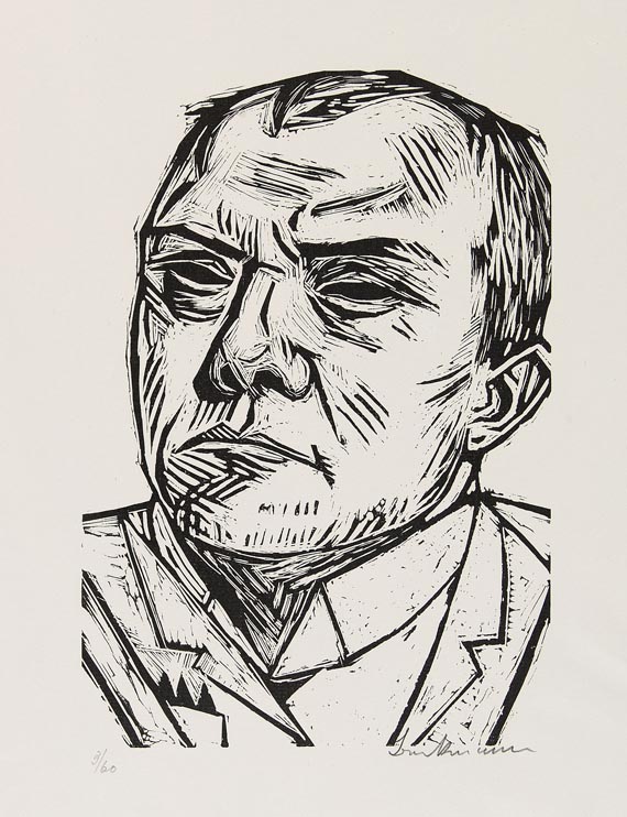 Max Beckmann - Selbstbildnis