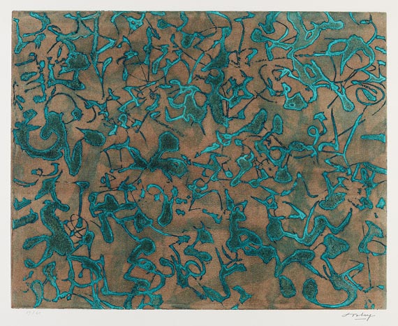 Mark Tobey - 2 Blätter: Forms in Progress I. Forms in Progress II