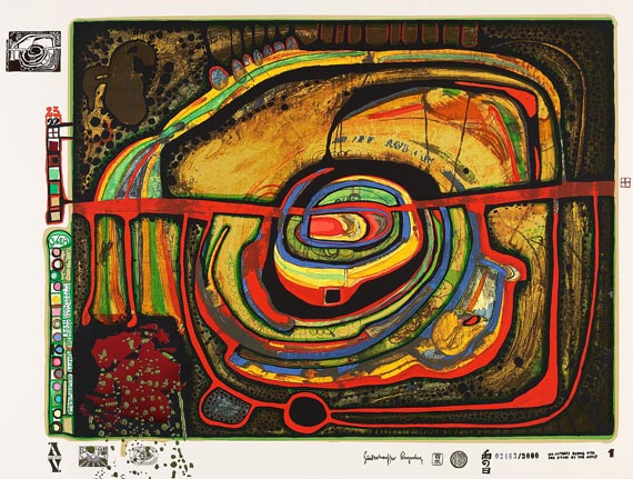 Friedensreich Hundertwasser - Die fünfte Augenwaage