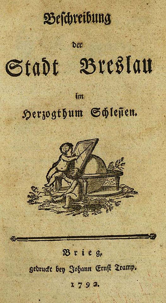 Polen - Zimmermann, F. A., Beschreibung der Stadt Breslau. 1792