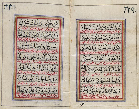  Manuskripte - Arab. Ms. - Bittgebete. 1083 (islam. Kalender)