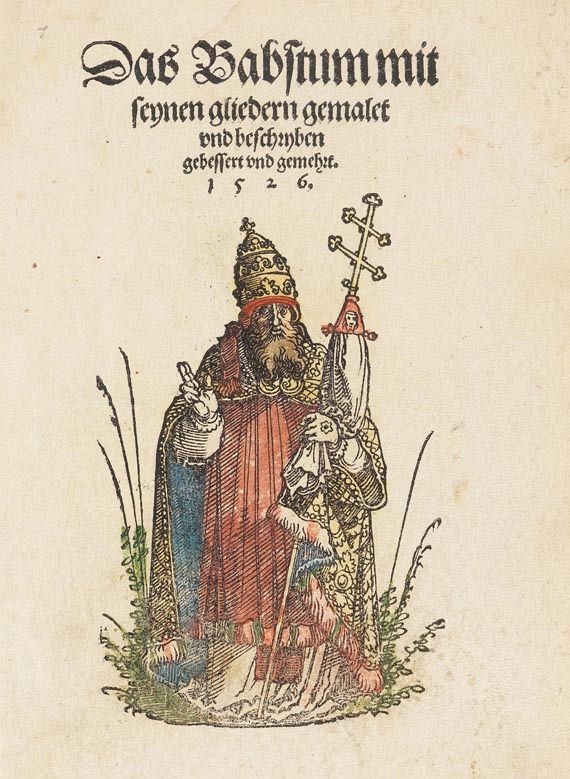 Martin Luther - Das Babstum. 1526