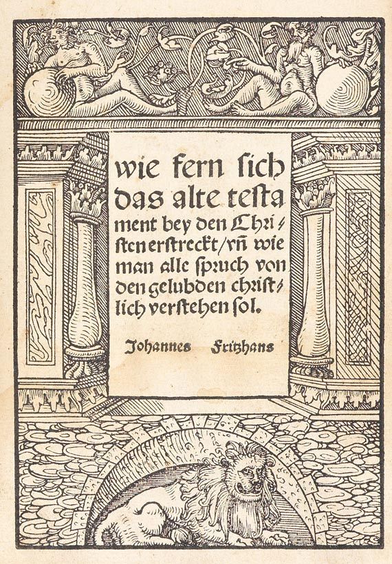 Martin Luther - Unterrichtung. 1528 + 3 weitere Luther-Drucke (Sammelband)