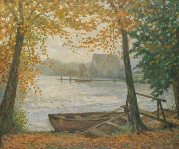 Ernst Eitner - Blick auf einen See