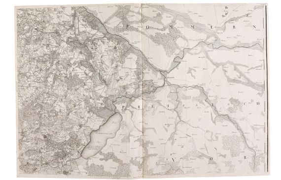 Deutschland - Schmettau, Topographisch Oeconomisch u. Militairische Charte ... Mecklenburg-Schwerin. 1788