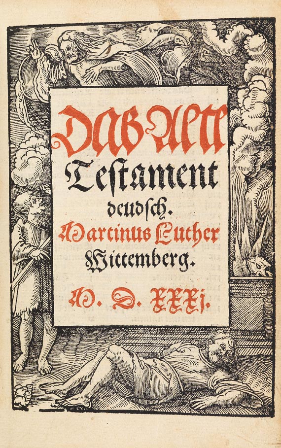  Biblia germanica - Luther, M., Altes Testament. 1531