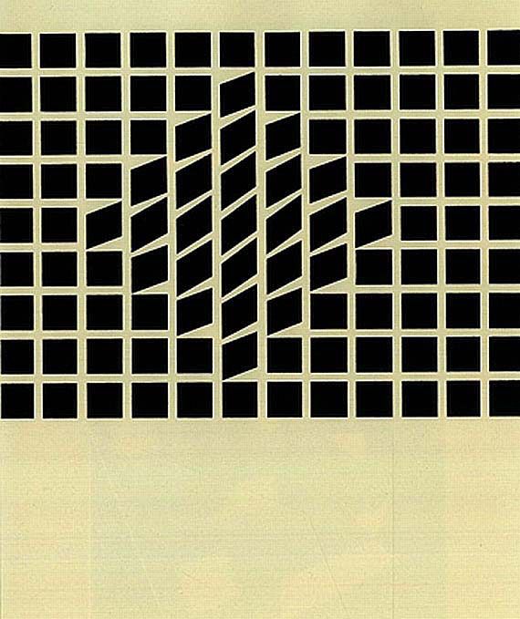 Victor Vasarely - Ausst.katalog Gal. Geh durch den Spiegel. 1961