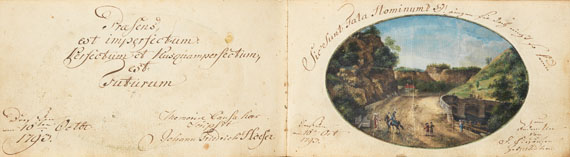  Album amicorum - Stammbuch Leipzig u. Dresden, 1792-98.