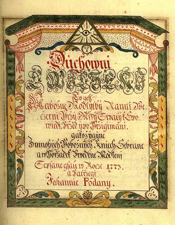 Manuskripte - Handschrift Tschechien 1773