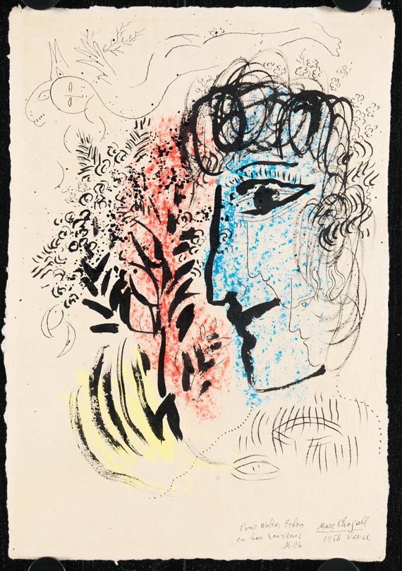 Marc Chagall - Kopf im Profil