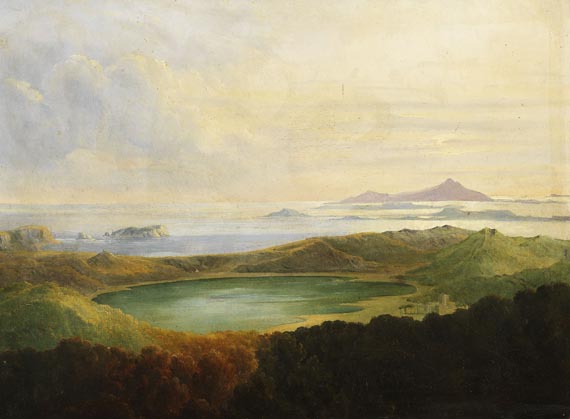 Ferdinand Konrad Bellermann - Capo Miseno mit Blick auf Ischia und Procida