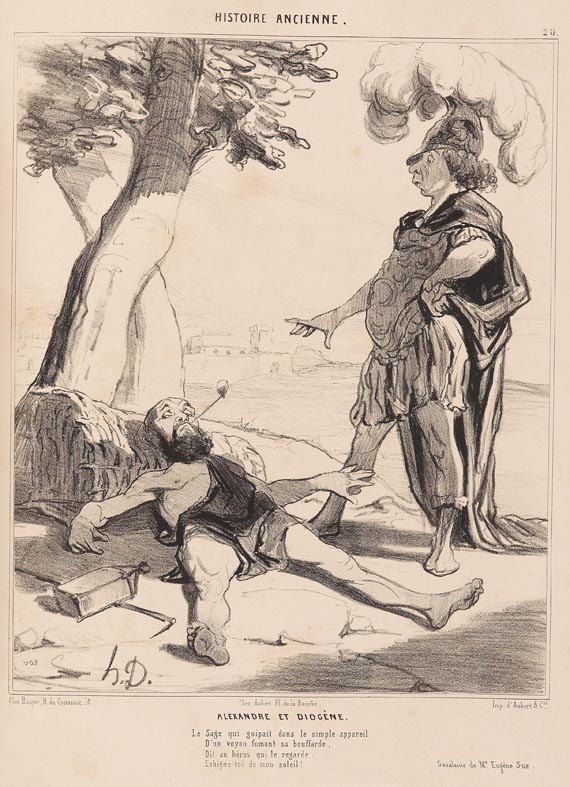 Honoré Daumier - Histoire ancienne, Paris 1841-43. - Weitere Abbildung