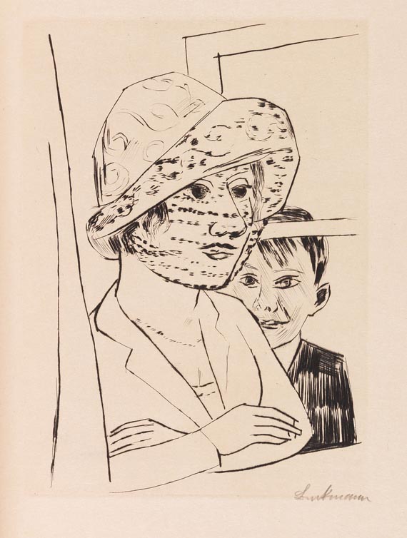 Max Beckmann - Glaser, M., Max Beckmann (1924) - Weitere Abbildung