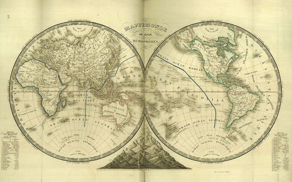 Atlanten - Monin, Charles V., Atlas classique. 2 Bde. (1837/1842)