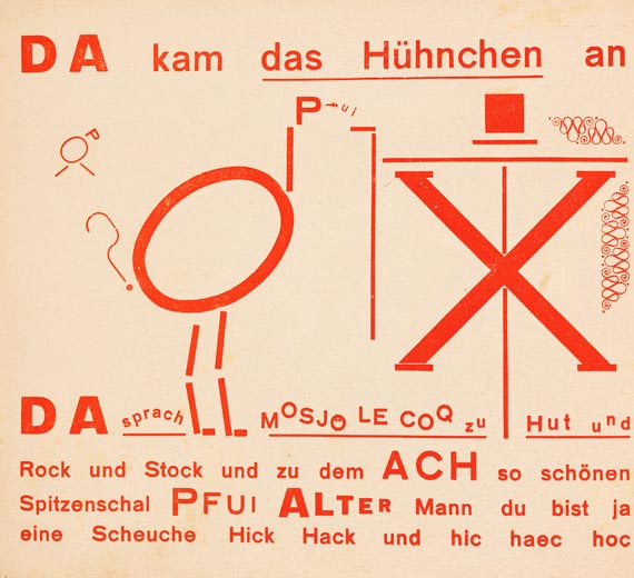 Kurt Schwitters - Die Scheuche. 1925