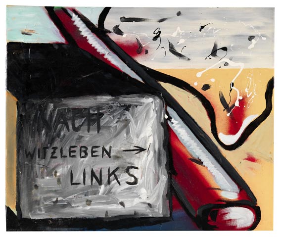 Martin Kippenberger - Kleiner Verkehr (Kreuzung Hauptstraße-Gerwigstraße, St. Georgen - Nach Witzleben links - Capri Nr. 8) - Weitere Abbildung