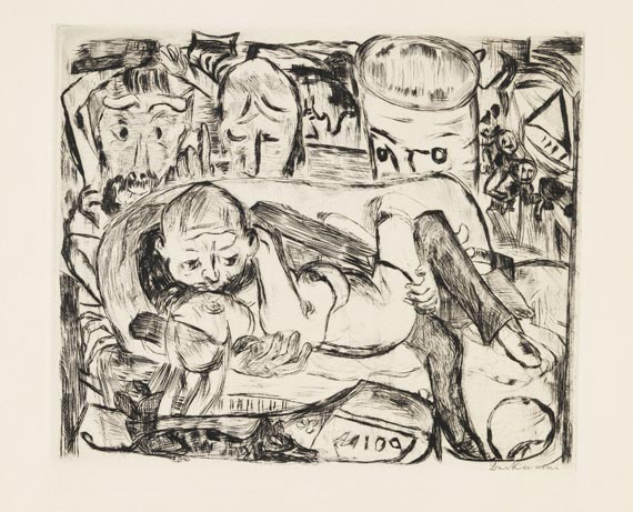 Max Beckmann - Liebespaar II