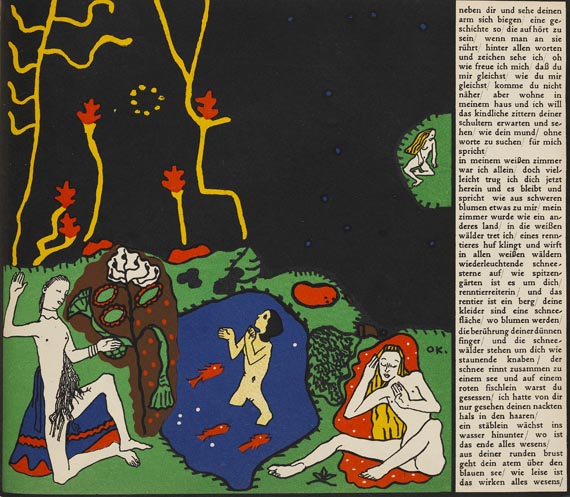 Oskar Kokoschka - Die träumenden Knaben. 1908. - Weitere Abbildung