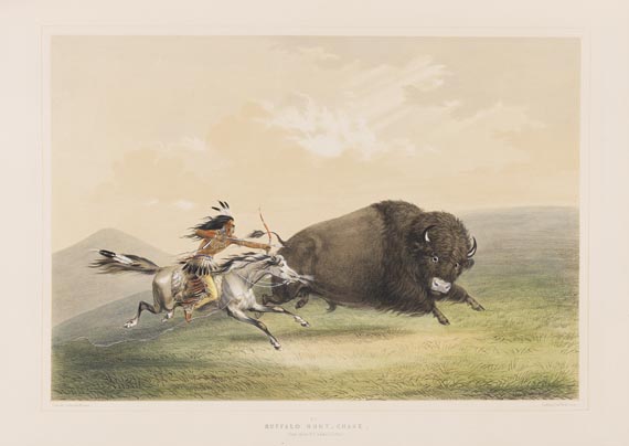 George Catlin - North American Indian Portfolio. 1844. - Weitere Abbildung