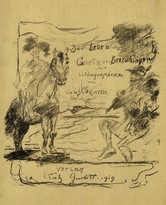 Lovis Corinth - Das Leben des Götz von Berlichingen. 1920.